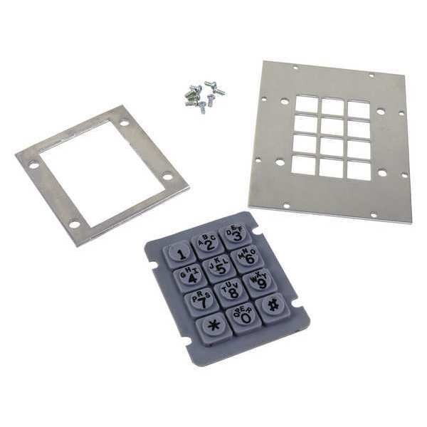 Hubbell Gai-Tronics Keypad Seal Door Kit, Gray, Plastic - 12613-001