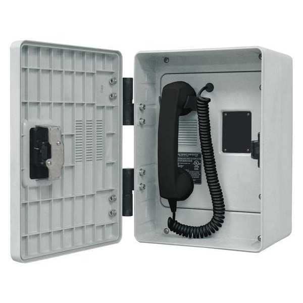 Hubbell Gai-Tronics Autodial Telephone, Analog, Gray - 257-001LD
