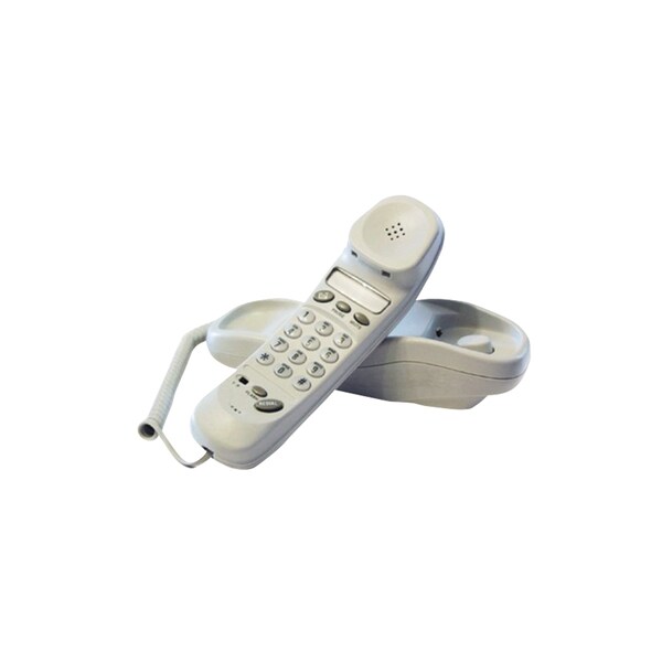 Cortelco 6150 TRENDLINE TELEPHONE, MUTE PAUSE FLASH REDIAL, VOL CONT FROST - 615021VOE21M