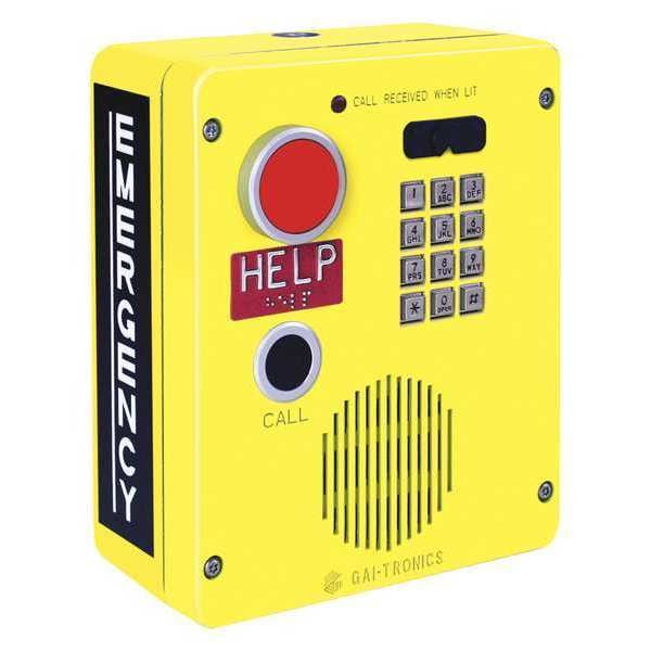 Hubbell Gai-Tronics Emergency Telephone, Analog, Extreme Cold - 394AL-003