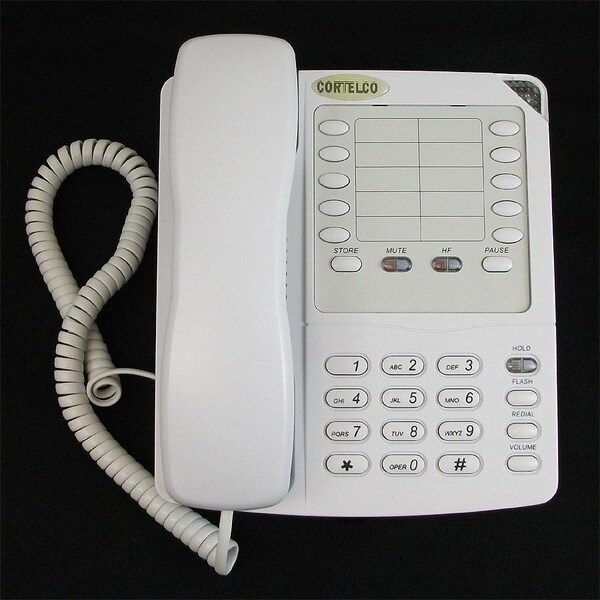 Cortelco 250044-VBA-27M Desk w/ Message - Ash - 2500-27M-ASH