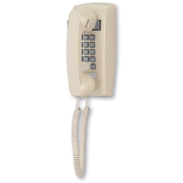 Cortelco 255400AHC20M Wall Phone w/Metal Cradle - 2554-AHC-BK