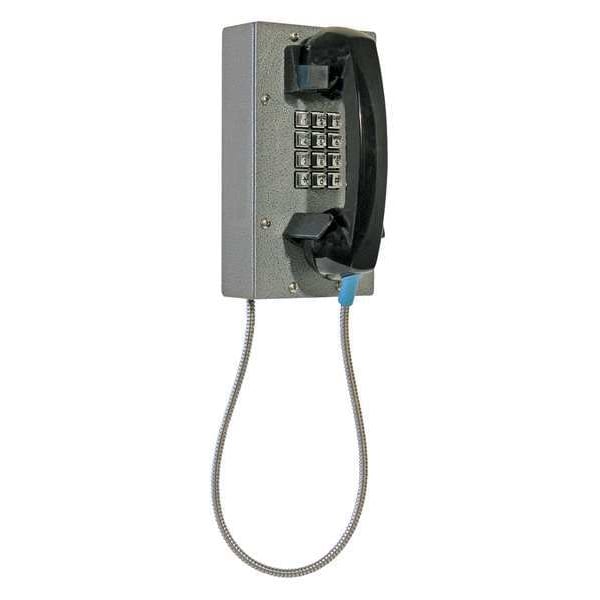 Guardian Telecom Compact Steel Telephone, Armored Cord - SCT-40-V