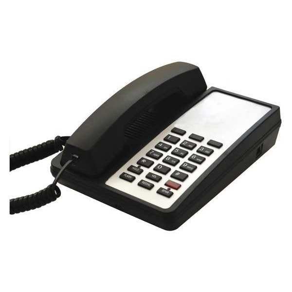 Bittel Hospitality Telephone, Analog, Wall or Desk Black - 123S-B