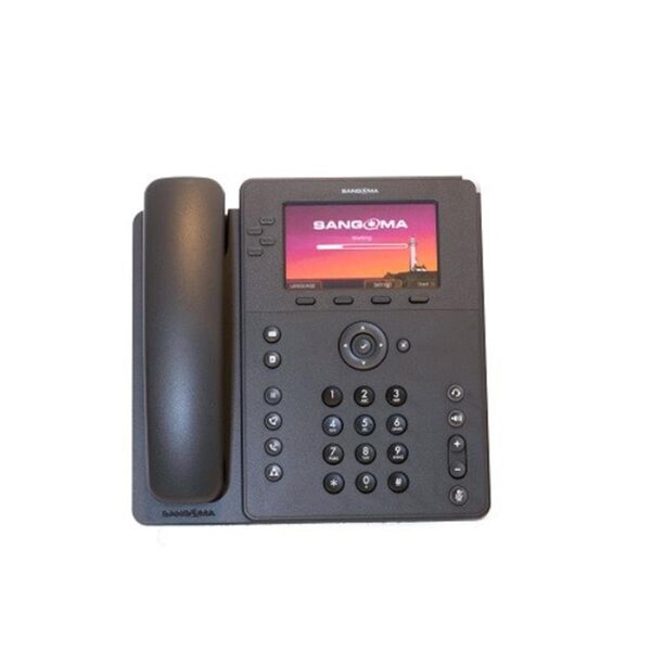 Sangoma 4.3 in. HD Voice Gigabit Ethernet 1 x USB 4-Line Phone - 1TELP320LF