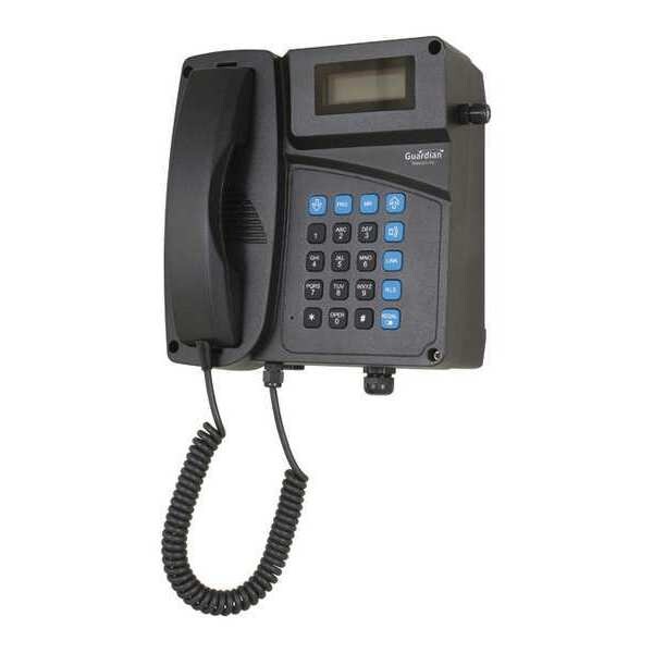 Guardian Telecom Hazardous Area Telephone, Curly Cord - DTT-50-V-H