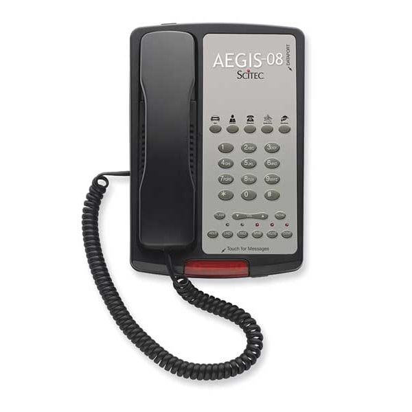 Cetis Hospitality Speakerphone, Black - AEGIS-T5-08 (BK)