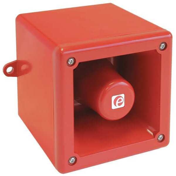 Hubbell Gai-Tronics Sounder, Red, Plastic - A105NSONTELR