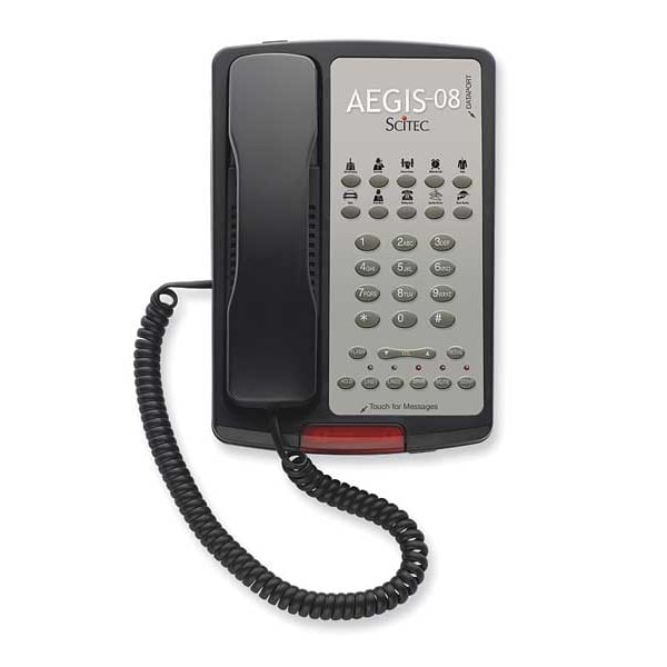 Cetis Hospitality Speakerphone, Black - AEGIS-T-08 (BK)