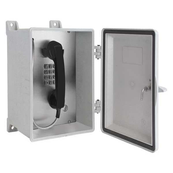 Hubbell Gai-Tronics Telephone, Analog, Gray, Surface Mount - 354-001AC