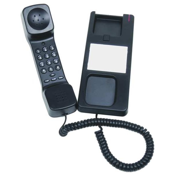 Bittel Hospitality Telephone, Analog, Wall or Desk Black - 41T-5 MW (BK)