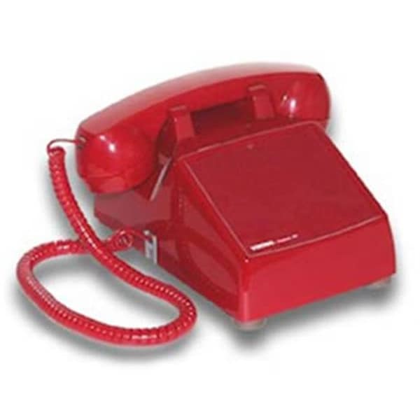 Viking Viking Electronics VK-K-1500P-D RED No Dial Desk Phone - VK-K-1500P-D