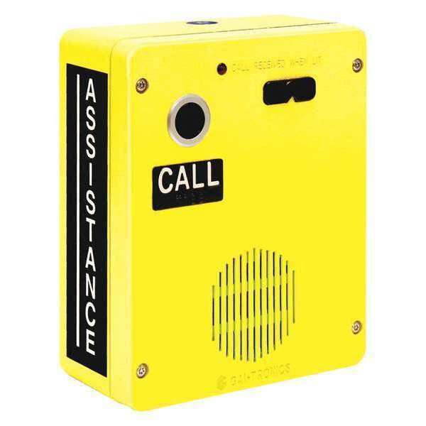 Hubbell Gai-Tronics Autodial Telephone, Aluminum, Help Button - 393AL-001AD