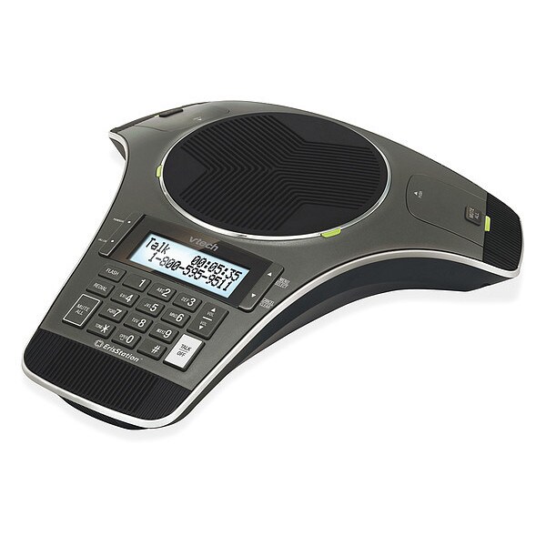 Vtech VTech ErisStation VCS702 DECT 6.0 Conference Phone - Gunmetal - 1 x Phone Line - Speakerphone - VCS702