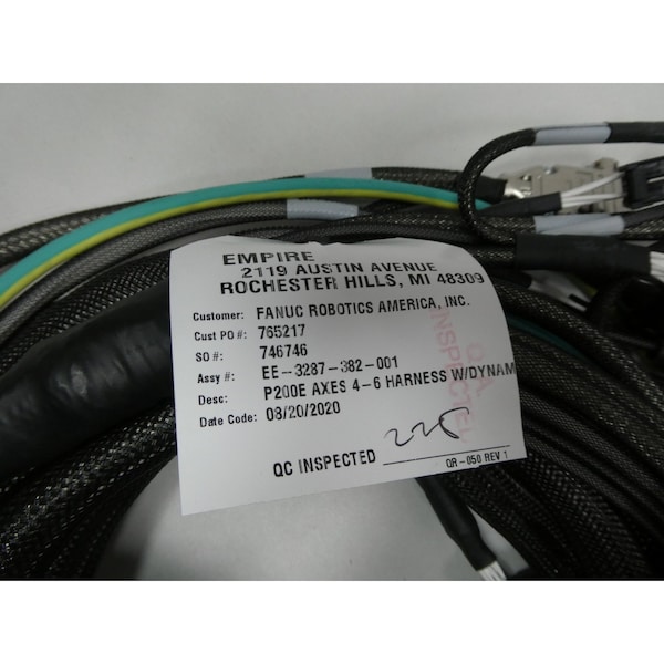 Fanuc P200E Ejes 4-6 Arnés con Cable de Cordón Dinámico - EE-3287-382-001