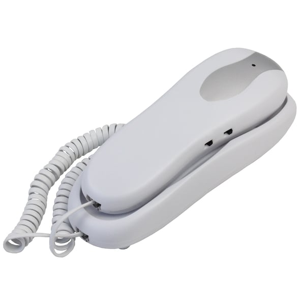 Blue Donuts Slimline White Colored Phone For Wall Or Desk With Memory - BD3494395