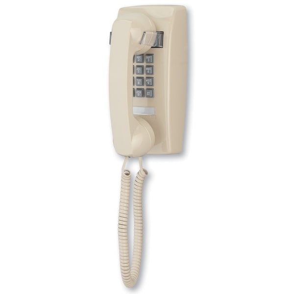 Cortelco 255447AHCNDL Wall Phone w/Metal Cradle - 2554-AHCNDL-RD