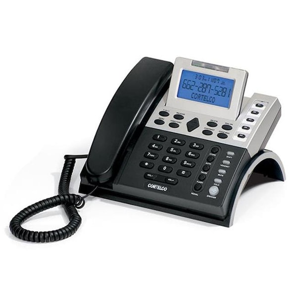 Cortelco Cortelco 121100-TP2-27S Single-Line Powered Caller Id Telephone - 121100-TP2-27S