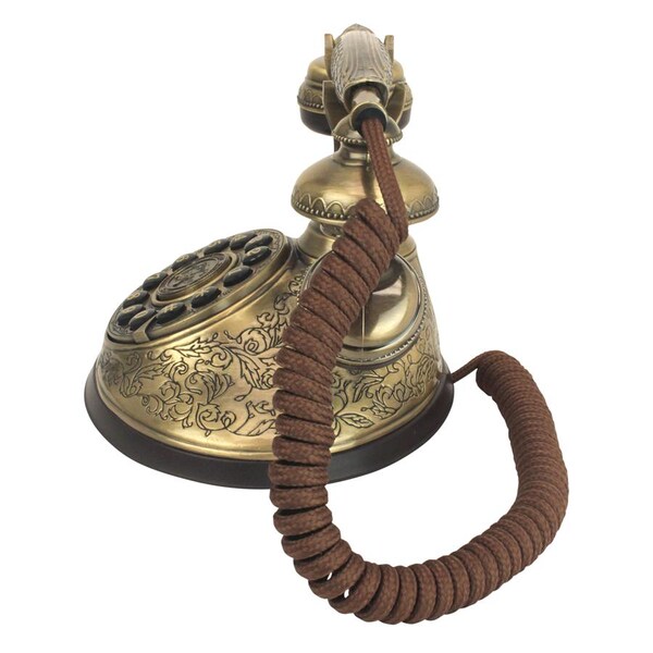 Design Toscano Design Toscano Standard Phone - Brass - 1 x Phone Line - PM1935