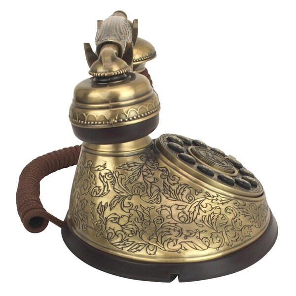 Design Toscano Design Toscano Standard Phone - Brass - 1 x Phone Line - PM1935