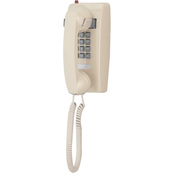Cortelco 255447AHC20M Wall Phone w/Metal Cradle - 2554-AHC-RD