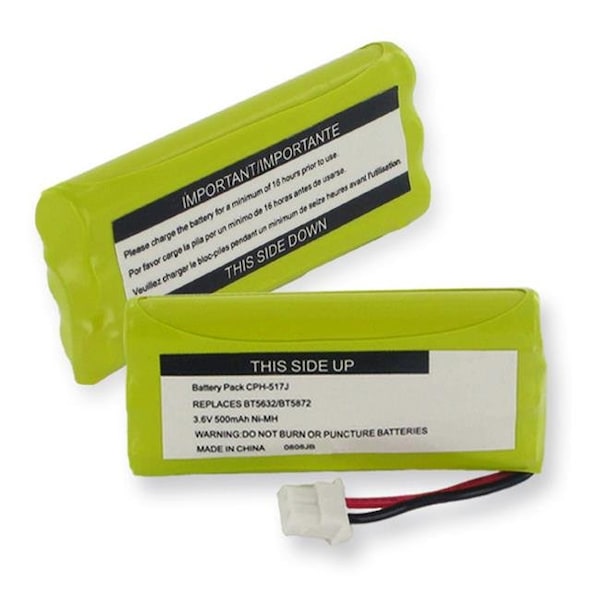 Empire Empire CPH-517J Vtech BT5632 & BT5872 Nickel Metal Hydride Battery 500 mAh - 1.8 watt - CPH-517J