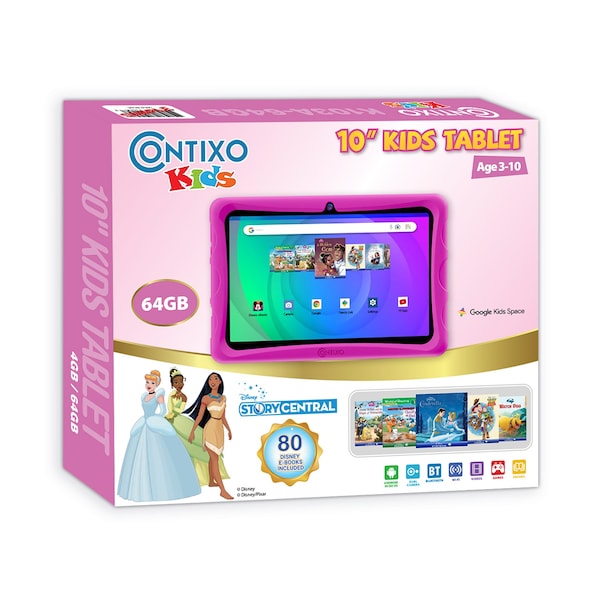 Contixo 10-Inch Kids 64GB HD Tablet - K103-A PINK