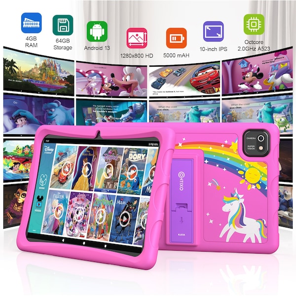 Contixo 10-Inch Kids 64GB HD Tablet - K103-A PINK