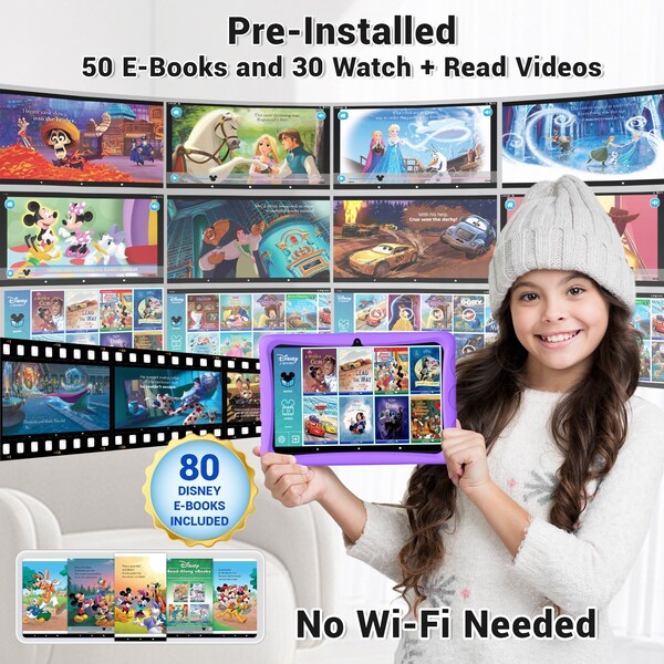 Contixo 10-Inch Kids 64GB HD Tablet - K103-A PURPLE