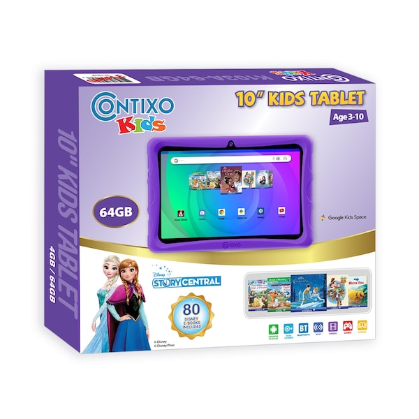 Contixo 10-Inch Kids 64GB HD Tablet - K103-A PURPLE