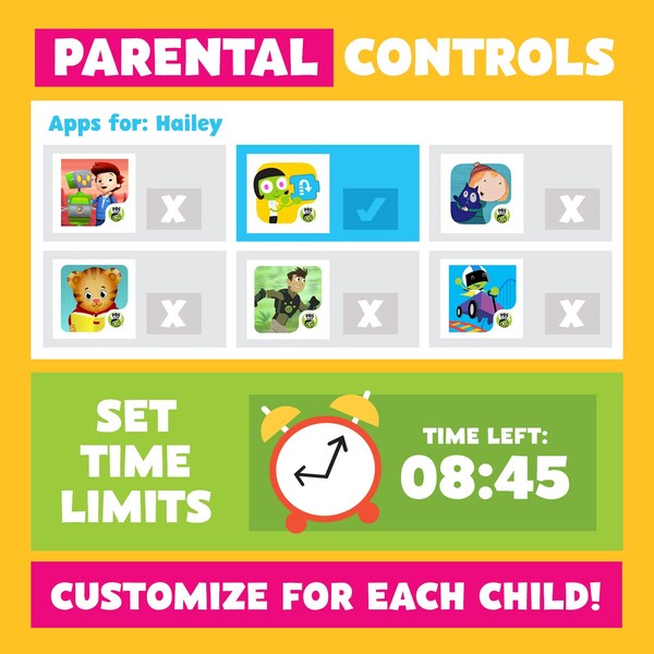 Core Innovations PBS KIDS Playtime Pad 2.0 7in HD Kid Safe Tablet Green - PBSKD7200B