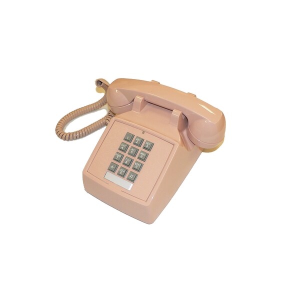 Cortelco Cortelco 250009VBA20M Standard Phone - Ivory - 1 x Phone Line - Hearing Aid Compatible - 2500-V-IV