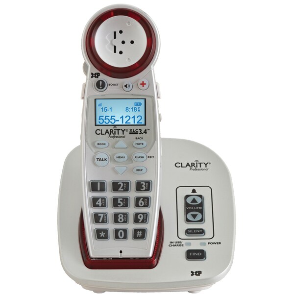 Clarity DECT 6.0 Extra-Loud Big-Button Speakerphone with Talking Caller ID - 59234.001