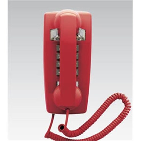 Betterbattery Scitec  Inc. Corded Telephone  Scitec 2554E Red - BE133491
