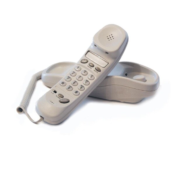 Cortelco Cortelco Trendline 815000VOE21F Standard Phone - Black - 1 x Phone Line - Hearing Aid Compatible - 8150BK