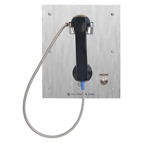 Hubbell Gai-Tronics Autodial Telephone, Analog, Silver - 277-005