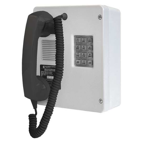 Hubbell Gai-Tronics Telephone, Industrial Indoor, Single Line - 246-001