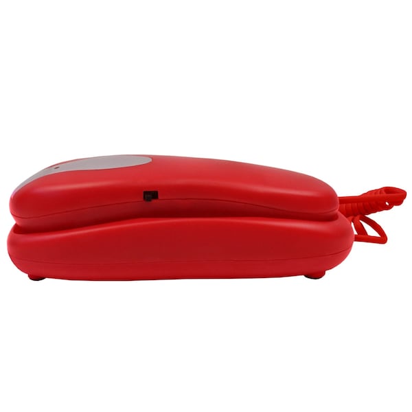 Blue Donuts Slimline Red Colored Phone For Wall Or Desk With Memory - BD3496711