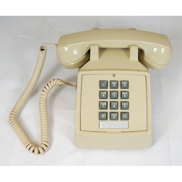 Cortelco Cortelco 250045VBA20M Standard Phone - Brown - 1 x Phone Line - Hearing Aid Compatible - 2500-V-BR