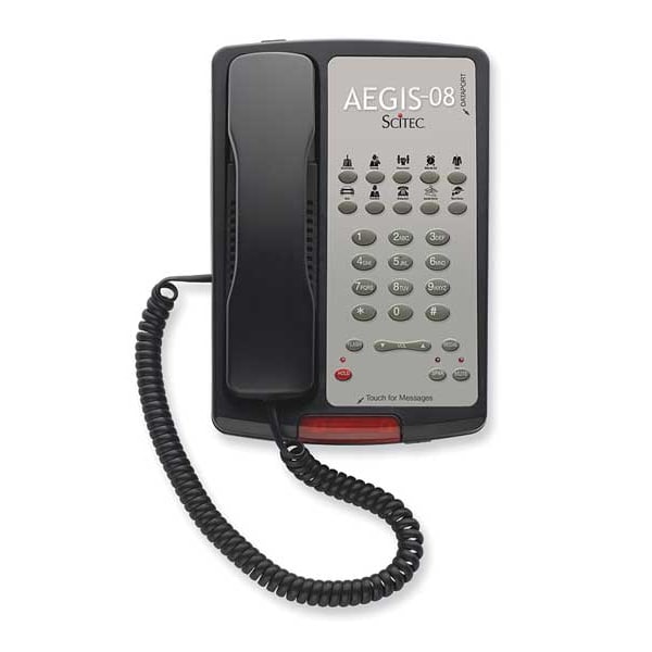 Cetis Hospitality Speakerphone, Black - AEGIS-10S-08 (BK)