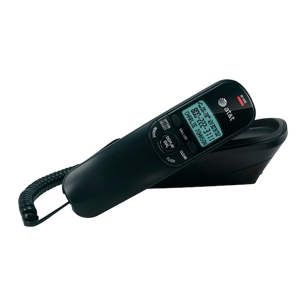 At&T AT&T 1 Handle Analog Telephone Black - TR1909BLACK