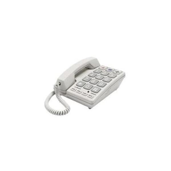 Cortelco Cortelco 240085-VOE-21F EZ Touch Big Button Telephone - Sandstone - 240085-VOE-21F