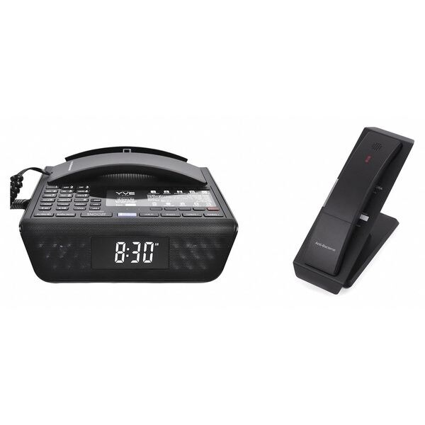 Bittel Guestroom Device, Intgrtd, 2Lne, 10Bttn, Blk - UNODSSM5S2-C2-10B