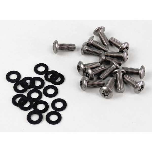 Hubbell Gai-Tronics Security Screws, Black, Steel - 12542-002