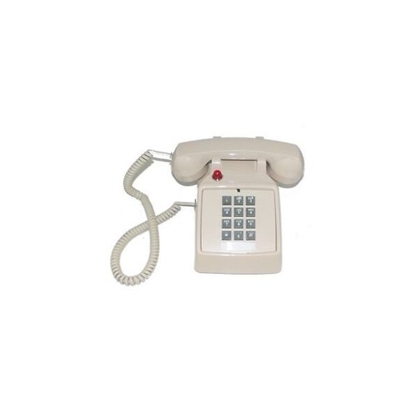 Cortelco Cortelco 250047VBA20MD Standard Phone - Red - 1 x Phone Line - Hearing Aid Compatible - 2500-MD-RD