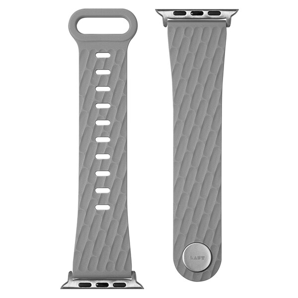 Laut ACTIVE 2.0 Sport Watch Strap for Apple Watch 38mm / 40mm / 41mm, Fog Gray - L_AWS_A2_FG