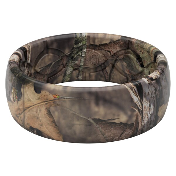 Groove Life Groove Life Unisex Mossy Oak Breakup Country Round Camo Wedding Band Elastomer Water Resistant - R6-001-12