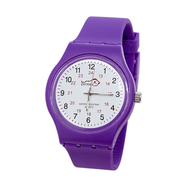 Zayaan Health Scrub Wear Classic Balance Medical Watch, Purple - BLZH-ES-DF14-1PR