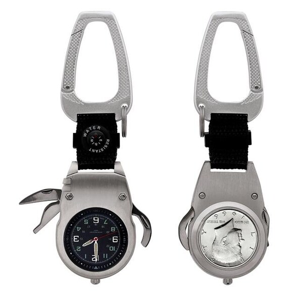 Upm Global UPM Global 14819 JFK Half Dollar Coin Multi-Tool Pocket Watch Compass - 14819