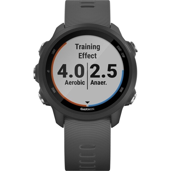Garmin Forerunner 245 GPS Smartwatch 30mm Fiber-Reinforced Polymer - Slate - 010-02120-00